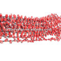 Fashion Red Teardrop Glass Beads